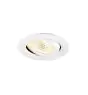 SLV New Tria 68 Spot Aluminium Wit Rond 7.5W 591lm 38D - 927 Zeer Warm Wit | Zaagmaat 68mm -  Beste Kleurweergave - Dimbaar 