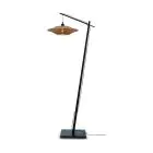 Good&Mojo Vloerlamp Bali Bamboe Zwart | Geschikt voor 1x E27 